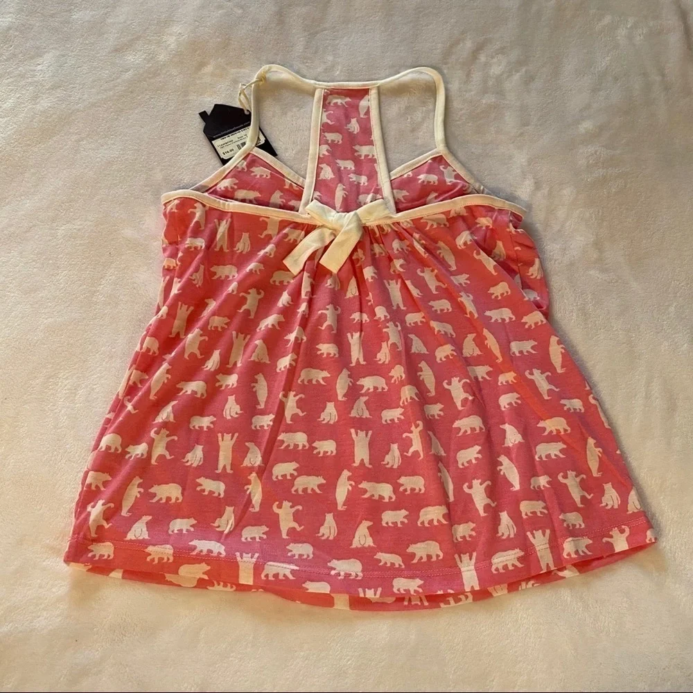 LBH by Hatley Tween Fuchsia Bears Tank Top Pink Size 12